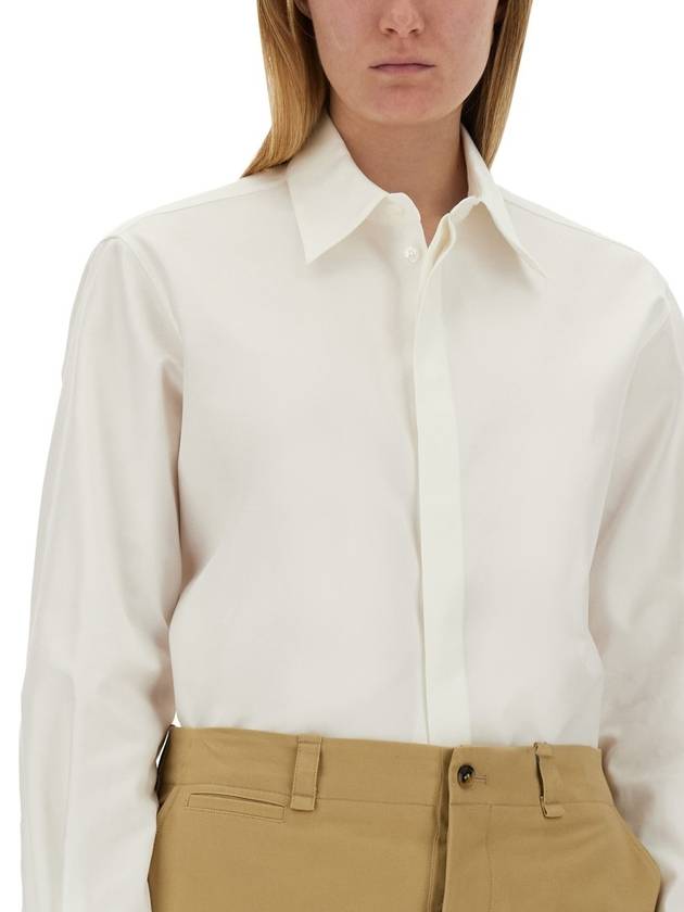 Shirt 769064Y1H68 9000 White - SAINT LAURENT - BALAAN 4