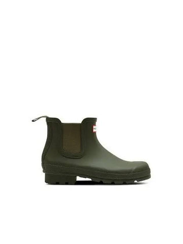 MEN Original Chelsea Rain Boots Dark Olive MFS9116RMADOV - HUNTER - BALAAN 1