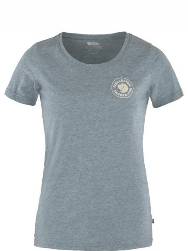 Women's 1960 Logo T-Shirt Indigo Blue - FJALL RAVEN - BALAAN 2