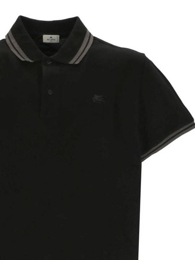 Polo T Shirt MRMD0007AC174 N0000 Black - ETRO - BALAAN 2