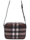 Men's Check Logo Messenger Cross Bag Brown - BURBERRY - BALAAN 5