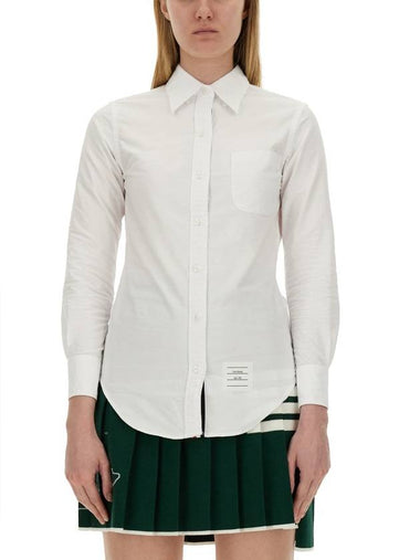 CAMICIA CON LOGO - THOM BROWNE - BALAAN 1