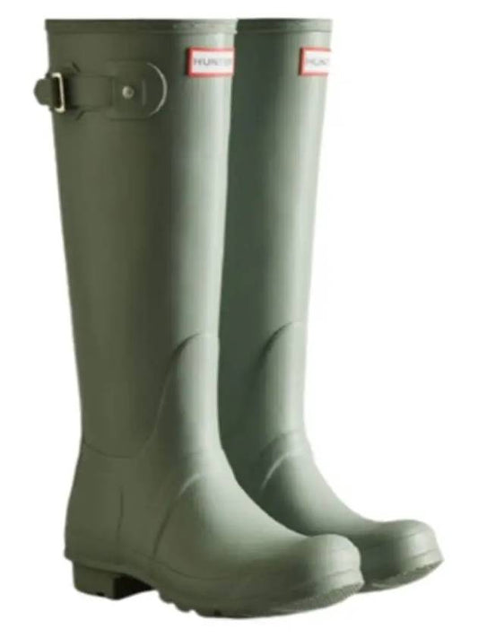 Women's Original Tall Wellington Rain Boots Olive - HUNTER - BALAAN 2