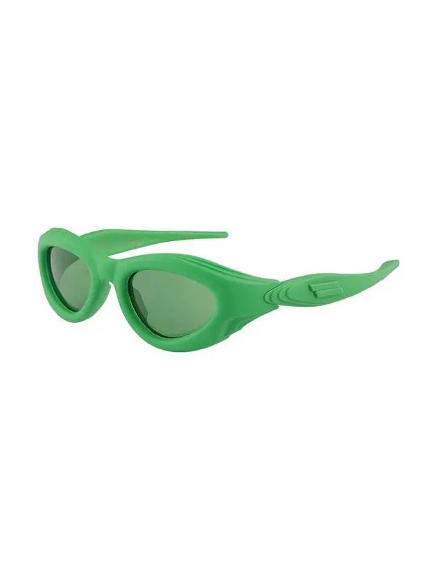 Eyewear Oval Sunglasses Green - BOTTEGA VENETA - BALAAN 4