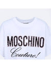 Couture logo detail dress A04520441 1001 - MOSCHINO - BALAAN 2