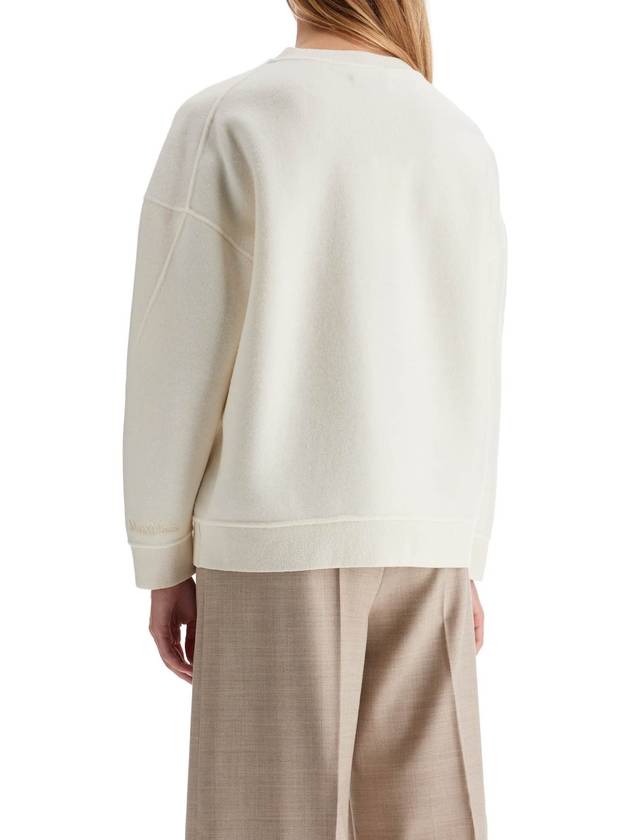 Elvira Jersey Crew Neck Knit Top Ivory - MAX MARA - BALAAN 4