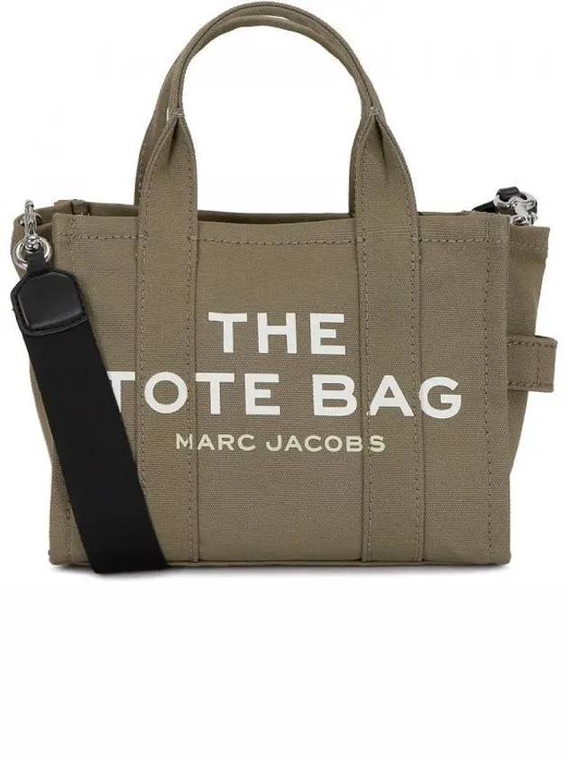 Logo Canvas Small Tote Bag Khaki - MARC JACOBS - BALAAN 2