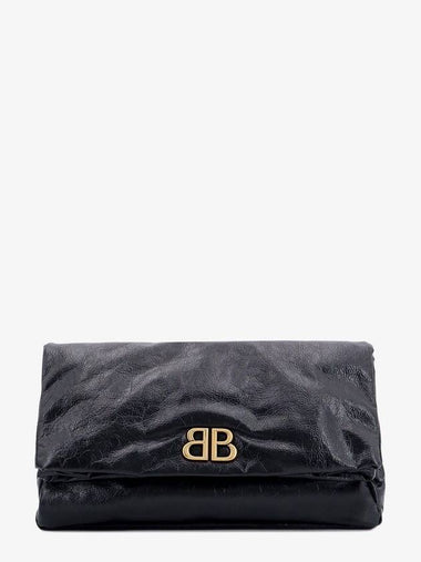 24 ss leather clutch WITH FRONTAL BB monogram 7861982AAR81000 B0651092328 - BALENCIAGA - BALAAN 1