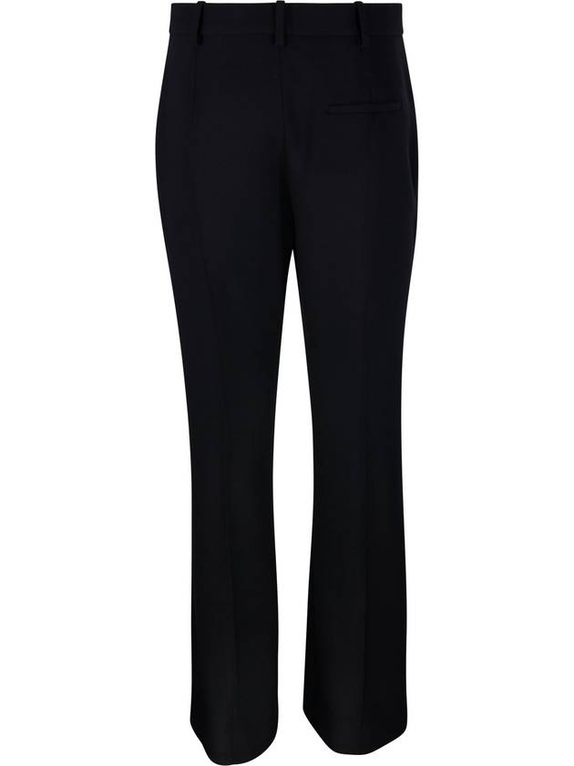 Veneta Flare High Waist Pants Black - BOTTEGA VENETA - BALAAN 3