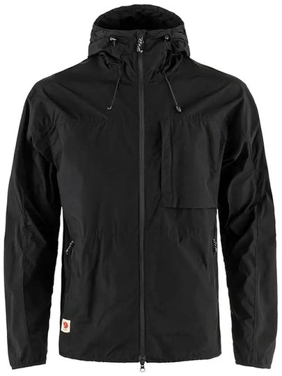 Men's High Coast Wind Jacket Black - FJALL RAVEN - BALAAN 2