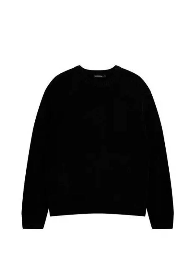 Charles Chenille Knit Top Black - J.LINDEBERG - BALAAN 2