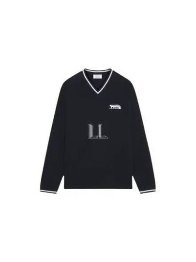 Flax Fox Long Sleeve T-Shirt Black - MAISON KITSUNE - BALAAN 2