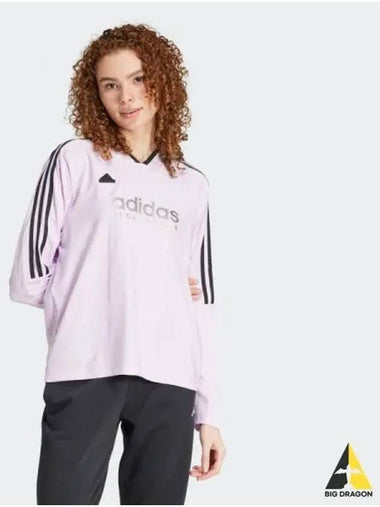 Women s Tee Cut 3S Jacquard Long Sleeve Shirt ICELAV - ADIDAS - BALAAN 1