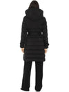 Women's Double Breasted Hooded Padded Black - BURBERRY - BALAAN 6