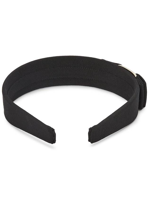 Vara Bow Hairband Black - SALVATORE FERRAGAMO - BALAAN 5