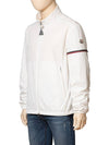 Ruinette Logo Patch Nylon Zip Up Jacket White - MONCLER - BALAAN 3