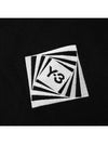 Illusion Logo Print Hoodie Black - Y-3 - BALAAN 4