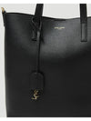 Shopping Toy Supple Leather Tote Bag Black - SAINT LAURENT - BALAAN 6