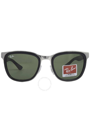 Ray Ban Clyde Dark Green Square Unisex Sunglasses RB3719 003/71 53 - RAY-BAN - BALAAN 1