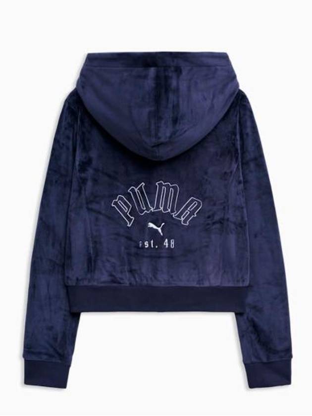 Women's Fierce Winter Zip-Up Hoodie Navy - PUMA - BALAAN 3