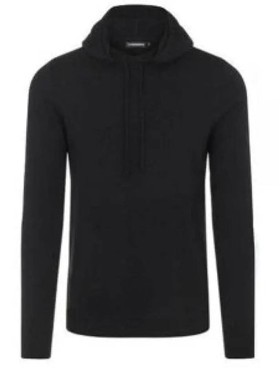 Laurie Merino Wool Hooded Knit Top Black - J.LINDEBERG - BALAAN 2