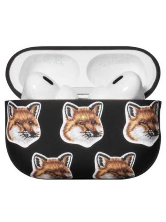 Maison Kitsune Foxhead AirPods Pro 2 Case APPRO2BLKAOF - MAISON KITSUNE - BALAAN 3