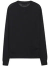 Heart Logo Patch Knit Top Black - AMI - BALAAN 3