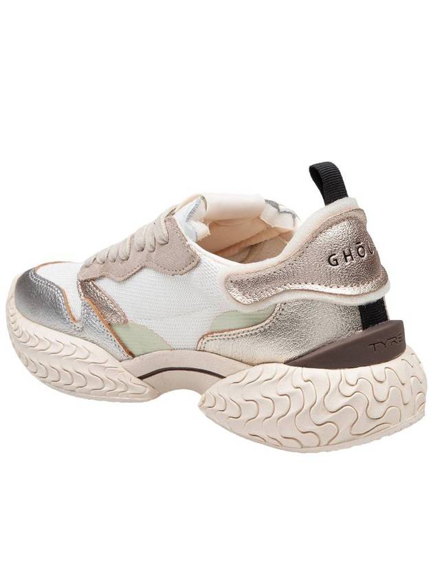 Ghōud Mesh Sneakers With Laminated Leather Details - GHOUD - BALAAN 3