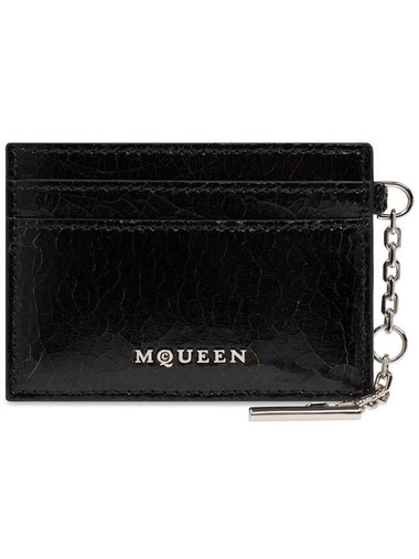 Alexander McQueen Card Case, Men's, Black - ALEXANDER MCQUEEN - BALAAN 1