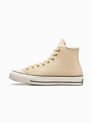 Chuck 70 Leather Fur Sherpa Miso Glaze A12443C - CONVERSE - BALAAN 1