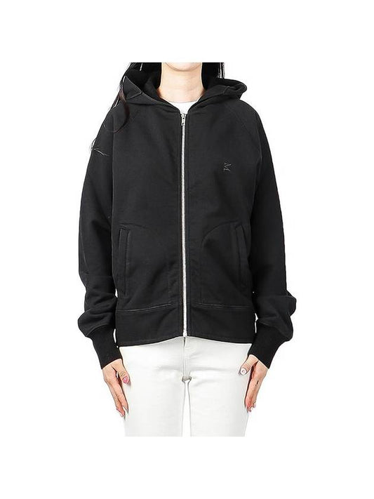 Logo Cotton Hooded Jacket Black - MAISON MARGIELA - BALAAN 1