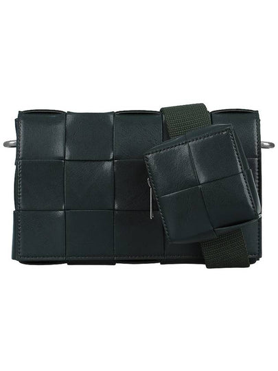 Cassette Versatile Strap Cross Bag Dark Green - BOTTEGA VENETA - BALAAN 2