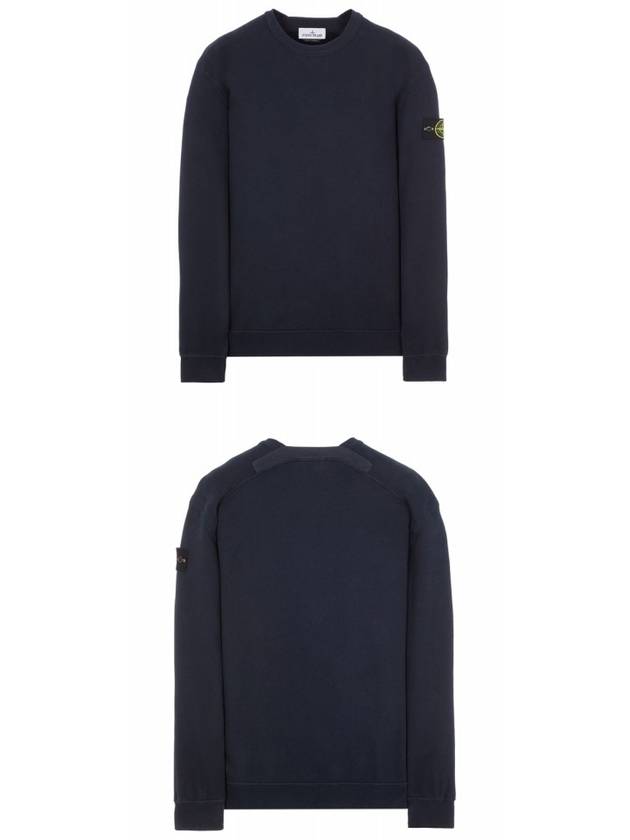 Waffen Patch Crew Neck Sweatshirt Navy - STONE ISLAND - BALAAN 5