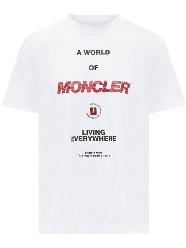 Logo short sleeve t shirt 8C00024 829H8 001 - MONCLER - BALAAN 1