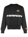 Logo Printing Sweatshirt Black Light Green - HERON PRESTON - BALAAN 1