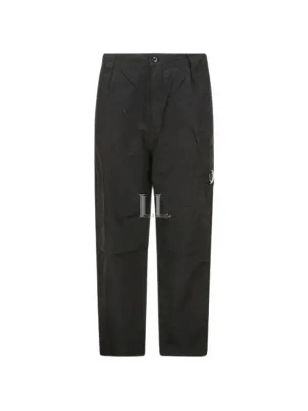 Flat Nylon Regular Utility Straight Pants Black - CP COMPANY - BALAAN 2