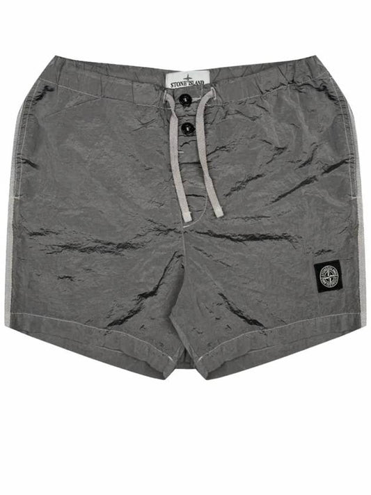 Swimming Nylon Trunk Shorts Grey - STONE ISLAND - BALAAN 2