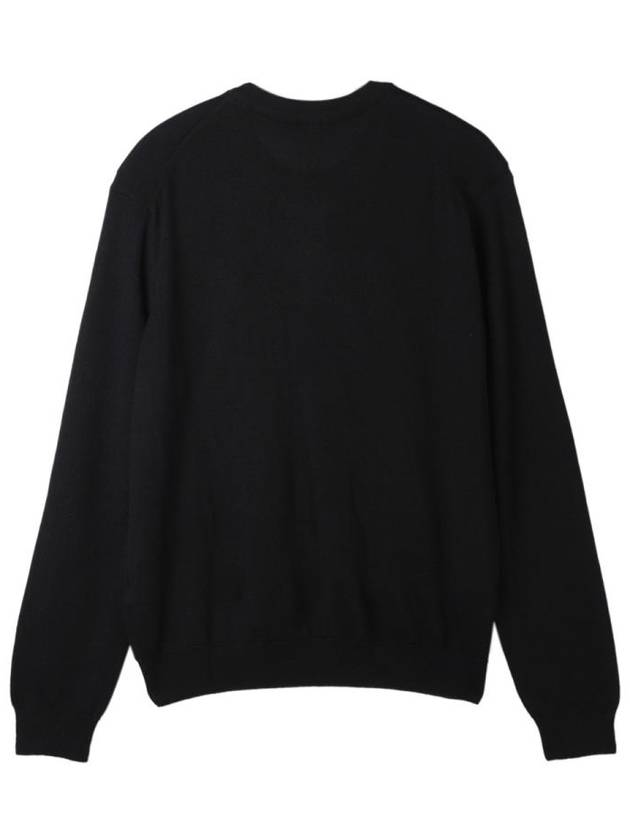 Bold Fox Head Wool Knit Top Black - MAISON KITSUNE - BALAAN 3