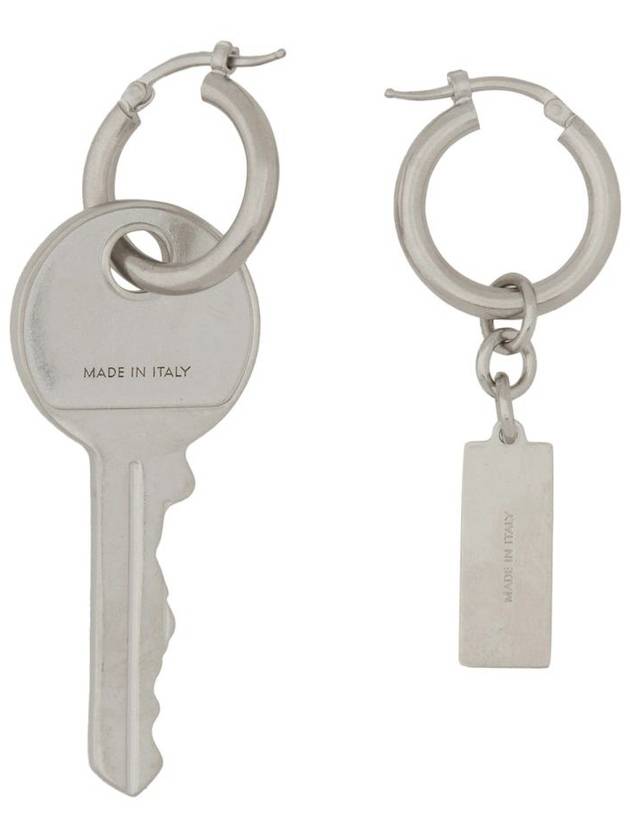 Mm6 Maison Margiela "Tag And Key" Earrings - MAISON MARGIELA - BALAAN 2