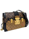 Women s M43596 Monogram Reverse Canvas Maltage Trunk Clutch Shoulder Bag - LOUIS VUITTON - BALAAN 3