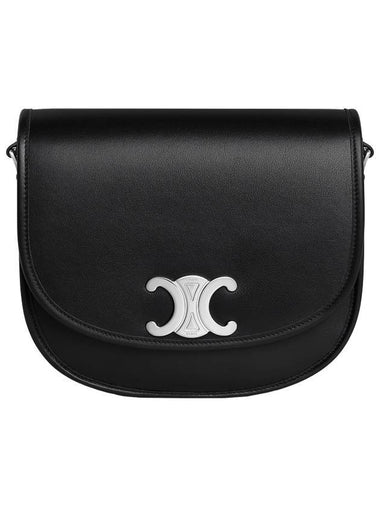 Medium Besace Triomphe Crossbody Bag Black - CELINE - BALAAN 1