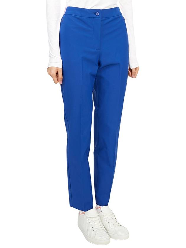 Women's Elle Stretch Straight Pants Blue - J.LINDEBERG - BALAAN 4