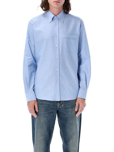 Valentino Garavani Vlogo Embroidered Cotton Shirt - VALENTINO - BALAAN 1