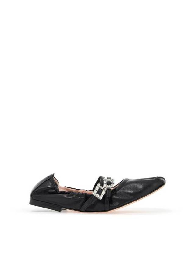 Mary Janes Leather Flat Black - ROGER VIVIER - BALAAN 1