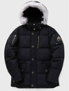 Original 3Q Hooded Padding White Shearling Navy - MOOSE KNUCKLES - BALAAN 6