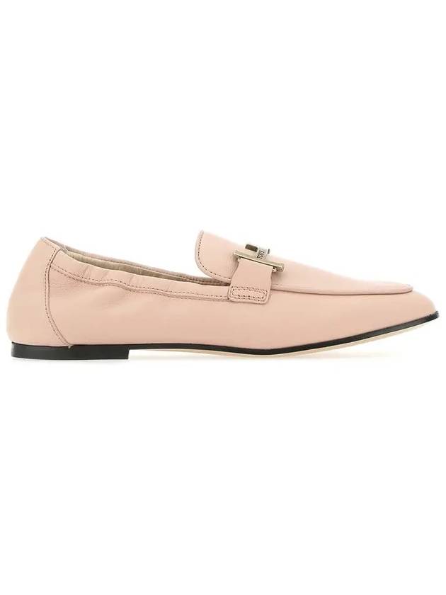 Women's Double T Loafer Pink - TOD'S - BALAAN.