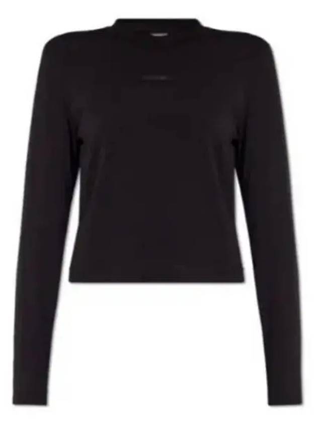 Le Gros Grain Manches Long Sleeve T-Shirt Black - JACQUEMUS - BALAAN 2