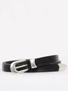 Men's 2cm Leather Belt Black - OUR LEGACY - BALAAN 4