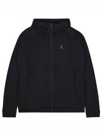 Jordan Dri-Fit Sports Air Fleece Zip Up Hoodie Black - NIKE - BALAAN 1