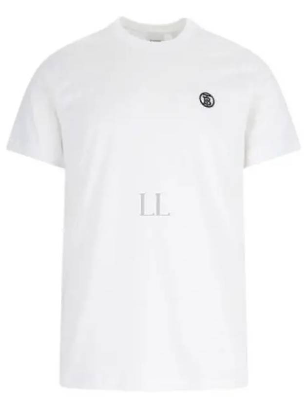 TB Logo Short Sleeve T-shirt White - BURBERRY - BALAAN 2